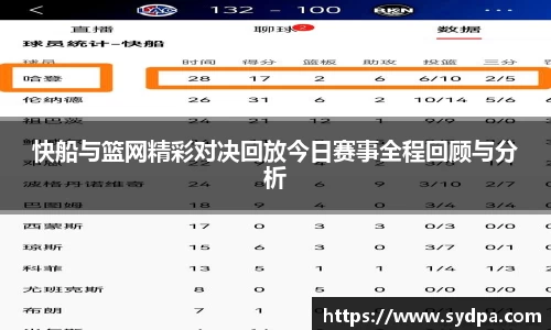 快船与篮网精彩对决回放今日赛事全程回顾与分析